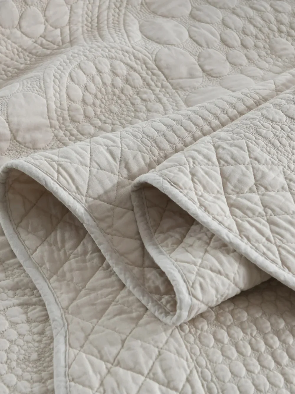 3 PIECE 100% COTTON QUILT SET, OVERSIZED LIGHTWEIGHT QUILTED BEDSPREAD